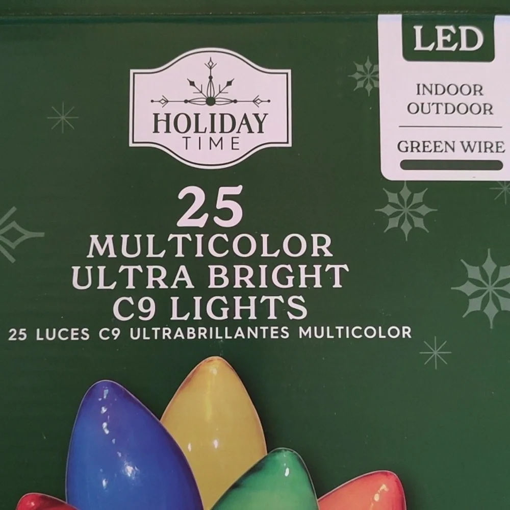 Multicolor C9 LED Lights (2 Packs)